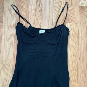 Aritzia Wilfred Broadway Black Dress Midi 6